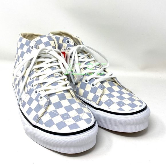 VANS 🔥SALE!🔥 Men's Sneakers Size 13 SK8-Hi Tapered Check Blue VN0A4U16XHX - Picture 2 of 6